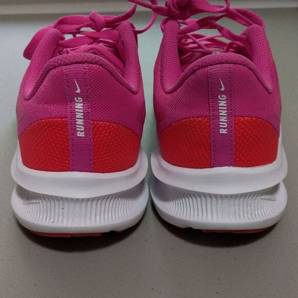 Nike downshifter athletic sneaker pink white size 9 - Picture 5 of 12